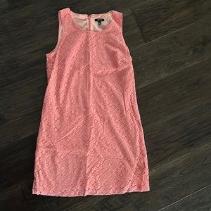 Pretty Coral Lace Dress | Size S